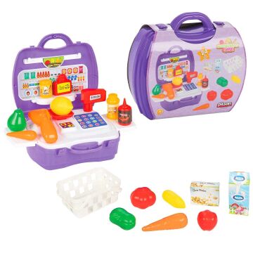 PİLSAN MARKET SETİ  ÇANTALI 24 PARÇA 3+