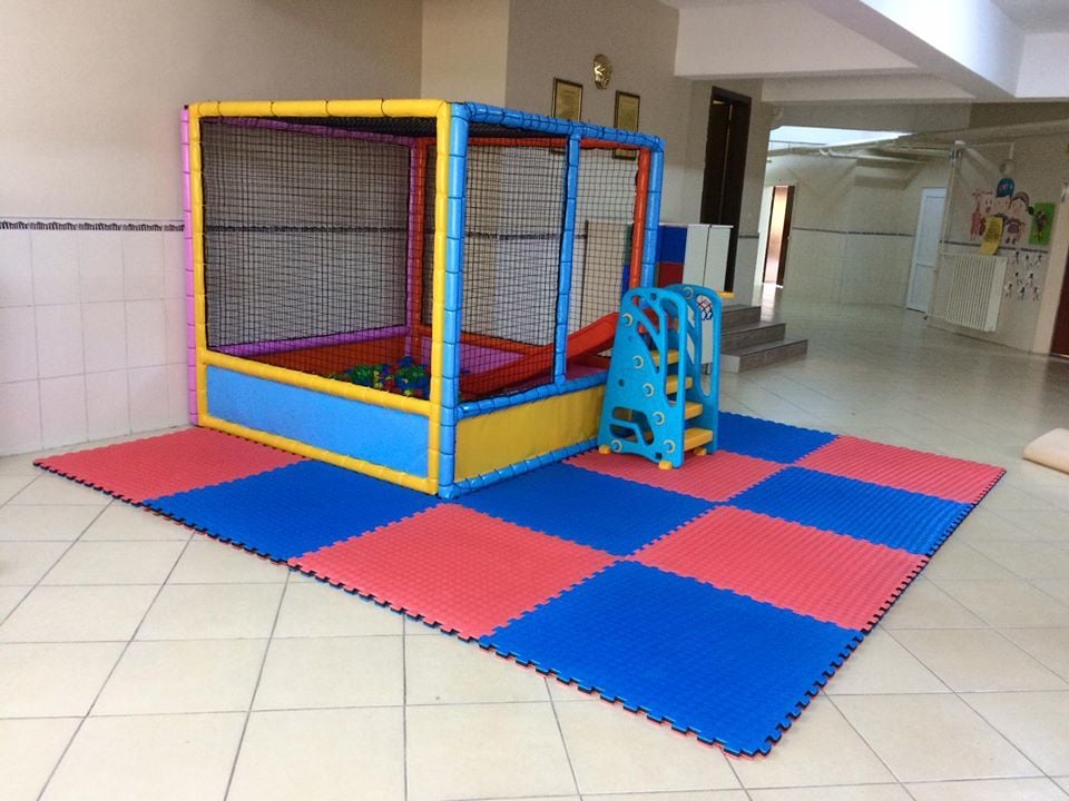 Top havuzu Fileli  Kaydıraklı 200x200x200