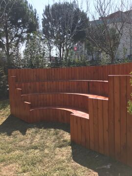 Amfi oturma oval dış mekan