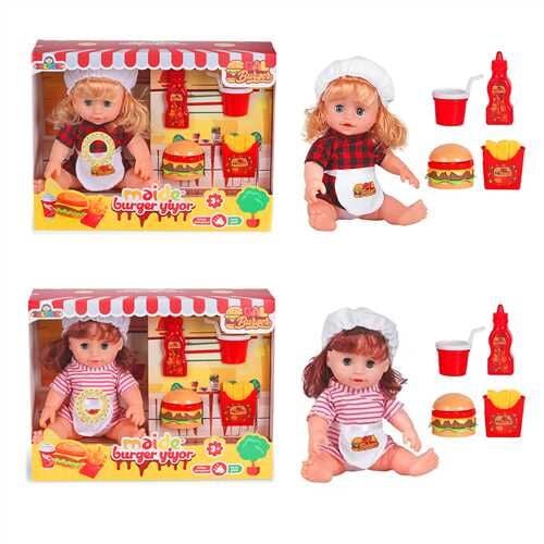 MAİDE BEBEK BURGER YİYOR SESLİ PİLLİ 3+